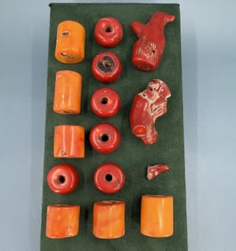 Collection of Branch Coral Beads