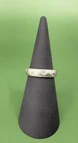 Platinum and Diamond Wedding Band Ring