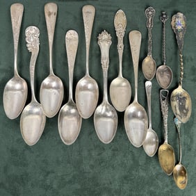 Collection of Sterling Silver Spoons
