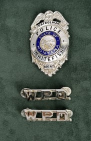 Whitefish Montana Police Badge