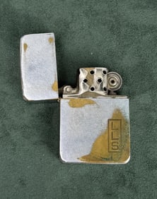 1930s Square Corner Zippo Lighter 14 Hole