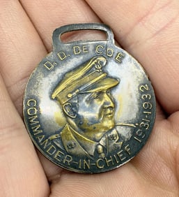 D.D. De Coe 1931-1932 Watch Fob