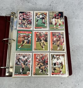 Binder Collection of Football Cards