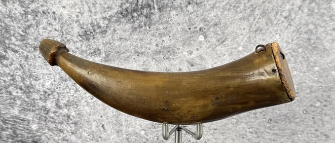 Antique Frontier Powder Horn