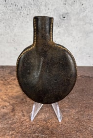 Antique Leather Shot Bag Pouch