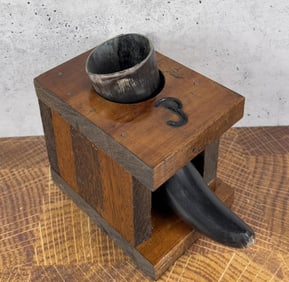 Montana Ranch Made Buffalo Horn Drinking Cup