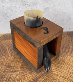 Montana Ranch Made Steer Horn Drinking Cup