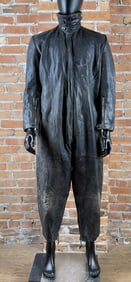 WW2 German Leather Luftwaffe Pilot Flight Suit
