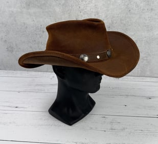 Outback Suede Leather Montana Cowboy Hat