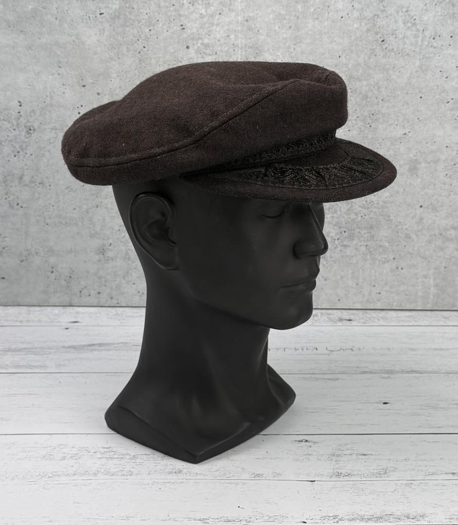 Greek Wool Fishermans Hat: Size 7 1/8