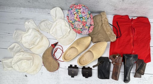 Collection of Vintage Clothing & Holsters