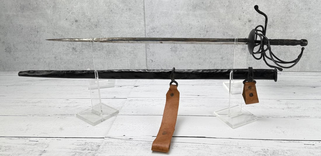 French Rapier Sword: Sword is 41 1/2" long.