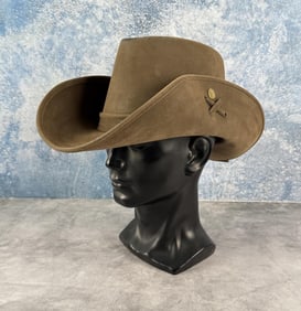 Leather Snap Side Montana Cowboy Hat