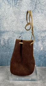 Hair On Steer Leather Pouch