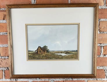 Les Barnett Montana Watercolor Painting