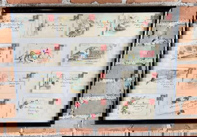 Miss Florence Bayless Watercolor Painted Envelopes