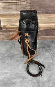 Darrel Johnson Tooled Leather Cowboy Holster