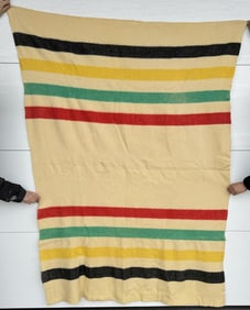 Hudsons Bay Style Wool Blanket
