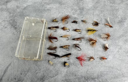 Collection of Antique Montana Fly Fishing Flies