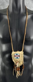 Native American Indian Medicine Pouch Necklace