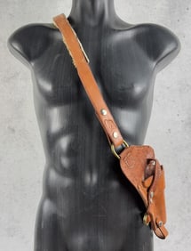 Custom Made Tooled Leather Pistol Holster