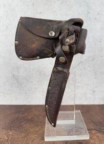 Western Hatchet Knife Combo Set Sheath
