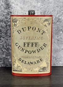 Dupont FFFF Superfine Gunpowder Tin