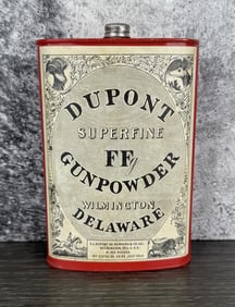 Dupont Superfine FF Gunpowder Tin