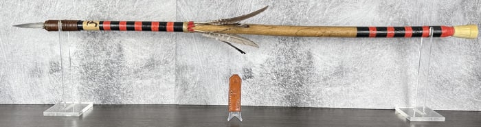 Darrel Johnson Indian Spear Walking Stick