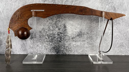 Native American Indian Ball War Club