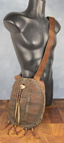 Native American Made Turtle Shell Medicine Bag