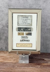 Data Plates From A WW2 Japanese Zero Plane