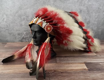 Plains Native American Indian War Bonnet