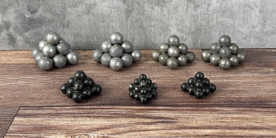 Stacks Of Miniature Cannon Balls