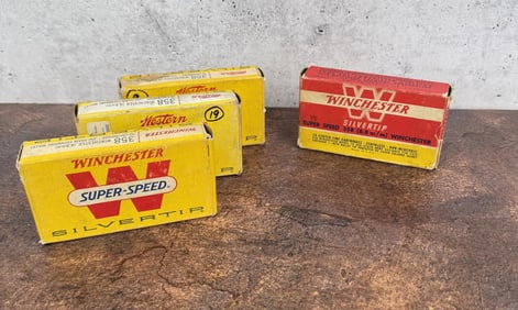 .358 Win Rifle Brass and Ammo