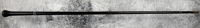 Antique Civil War Leather Plantation Cane