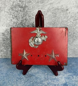 WW2 USMC Marine Corps 2 Star General Topper