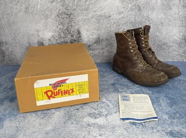 Vintage Red Wing Ruffnex 2059 Leather Boots