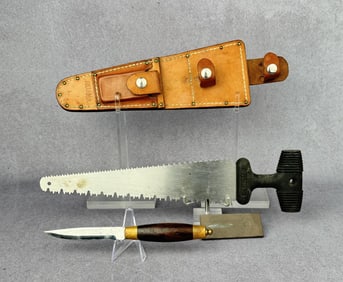 Ruana Bonner Montana Custom Made Knife Saw Set