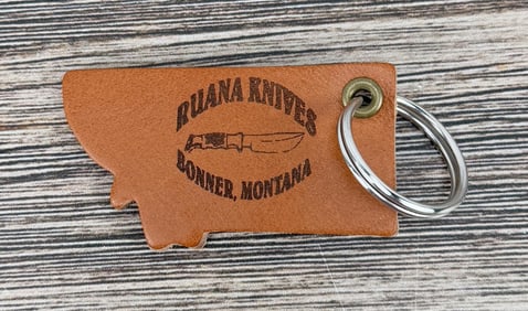 Ruana Knives Bonner Montana Keychain