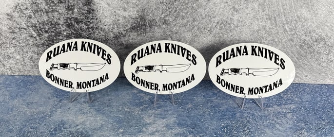 Ruana Knives Bonner Montana Stickers