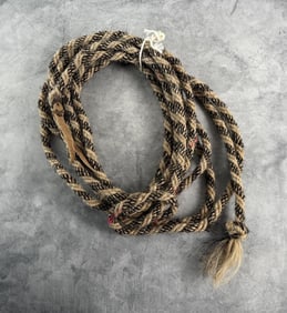 Antique Braided Horsehair Lead Rope