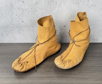 Custom Made Leather Moccasins