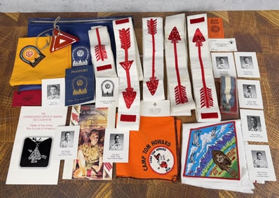 Collection of Order of the Arrow Boy Scout Items
