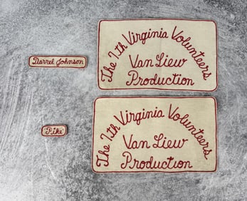 7th Virginia Volunteers Reenactor Backpatches