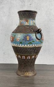 Chinese Qing Dynasty Cloisonne Vase