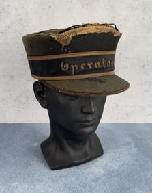 Railroad Train Operator Conductor Uniform Hat