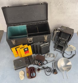 Graflex Speed Graphic 2x3 Camera with Accessories