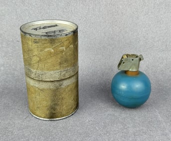 Inert Vietnam War Baseball Practice Grenade