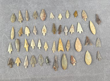 Native American Indian Arrowheads
